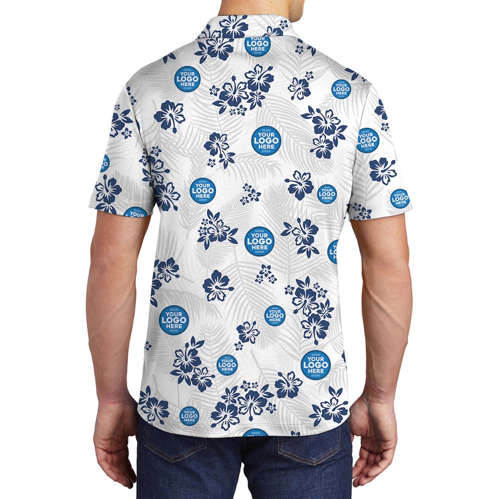 Beach Vibes Custom Logo Polo Shirt For Group