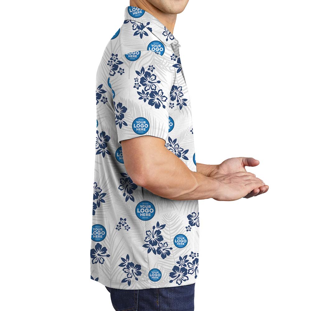 Beach Vibes Custom Logo Polo Shirt For Group