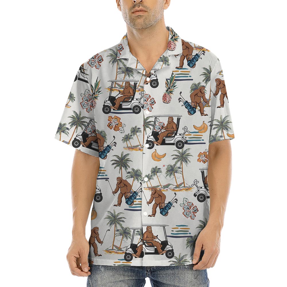 Bigfoot Golf Vintage Hawaiian Shirt - variant image 1