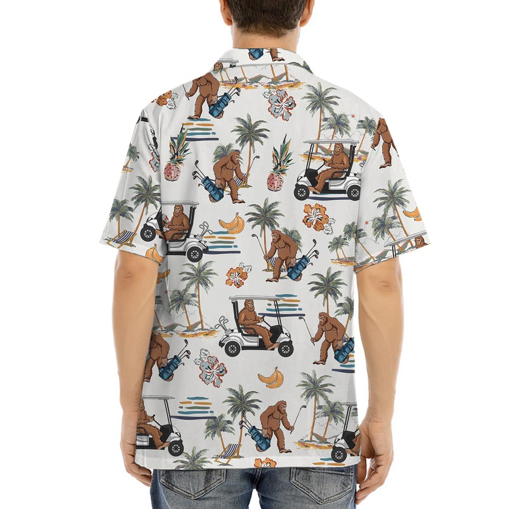 Bigfoot Golf Vintage Hawaiian Shirt