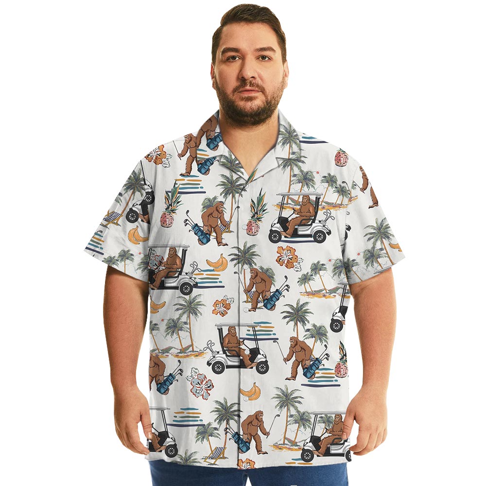Bigfoot Golf Vintage Hawaiian Shirt