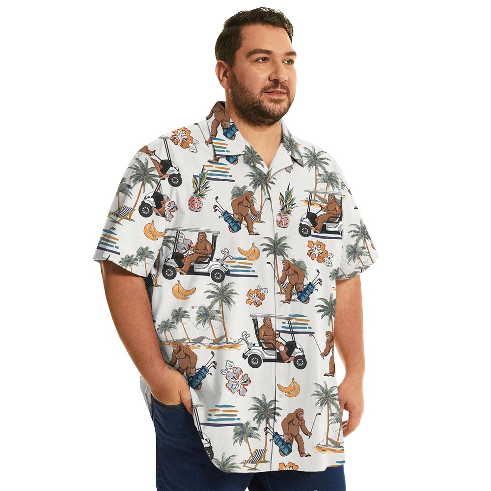 Bigfoot Golf Vintage Hawaiian Shirt
