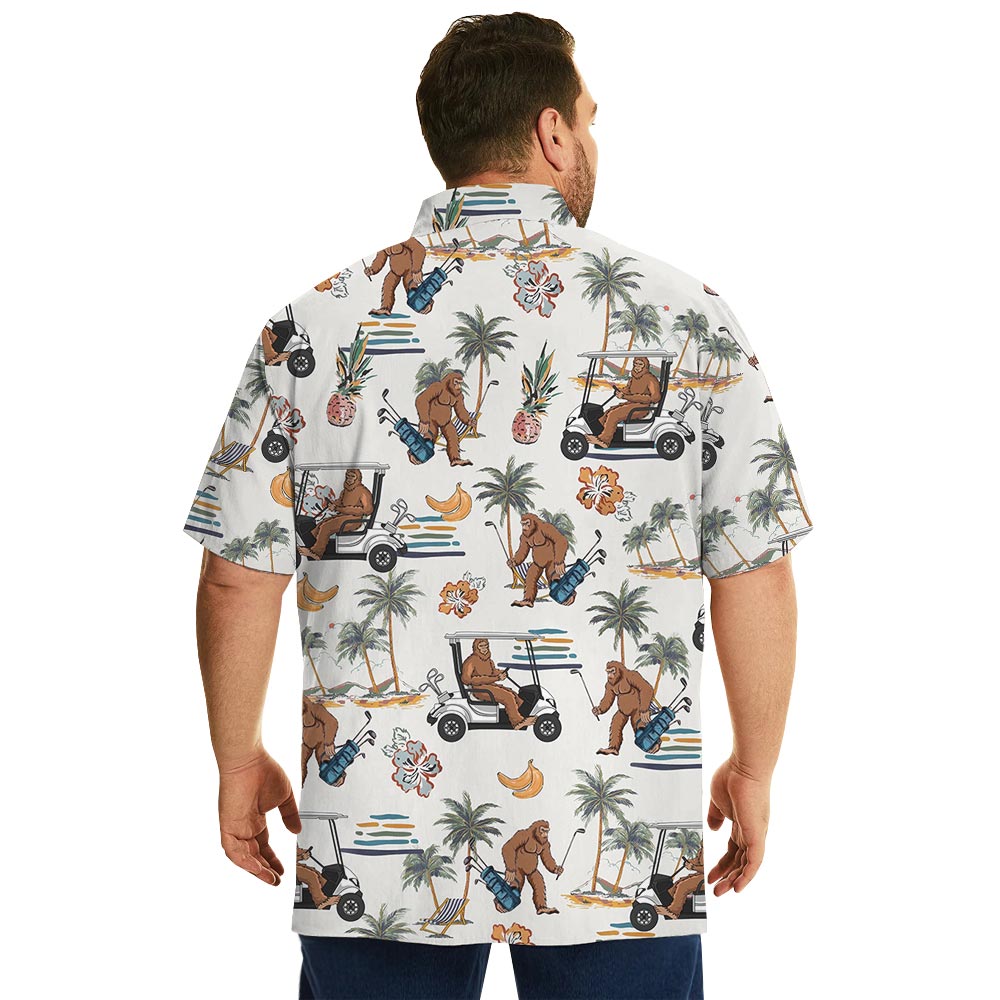 Bigfoot Golf Vintage Hawaiian Shirt