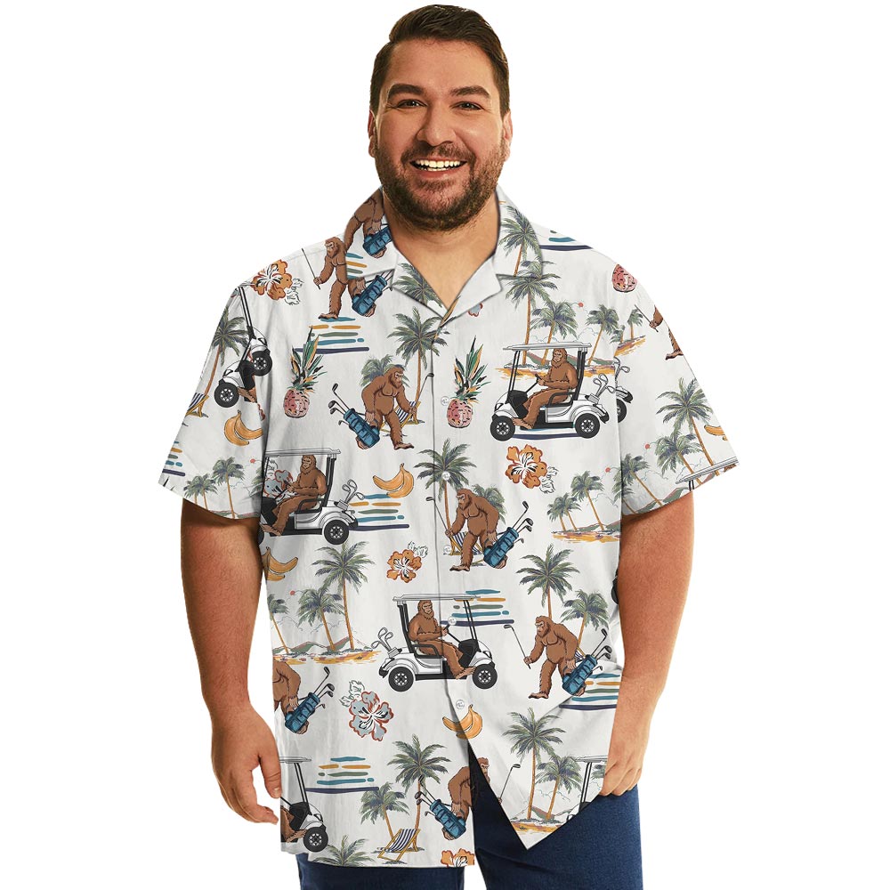 Bigfoot Golf Vintage Hawaiian Shirt