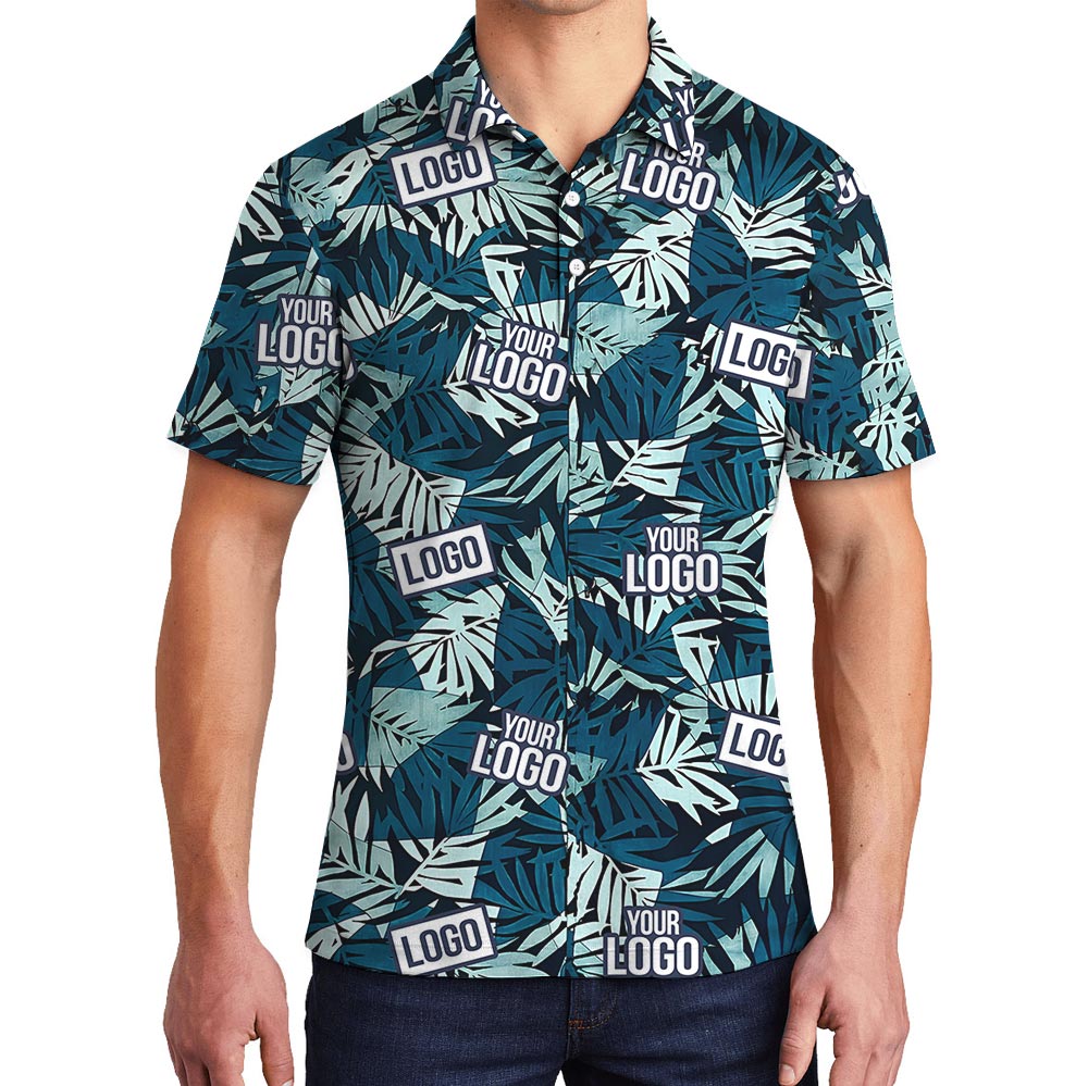 Custom Team Logo Tropical Polo For Men And Women - variant image 1