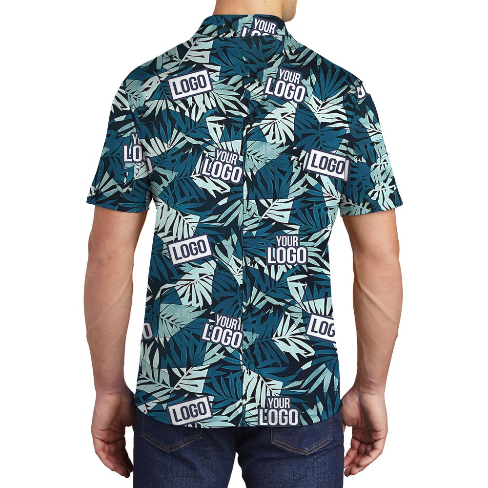 Custom Team Logo Tropical Polo For Men And Women