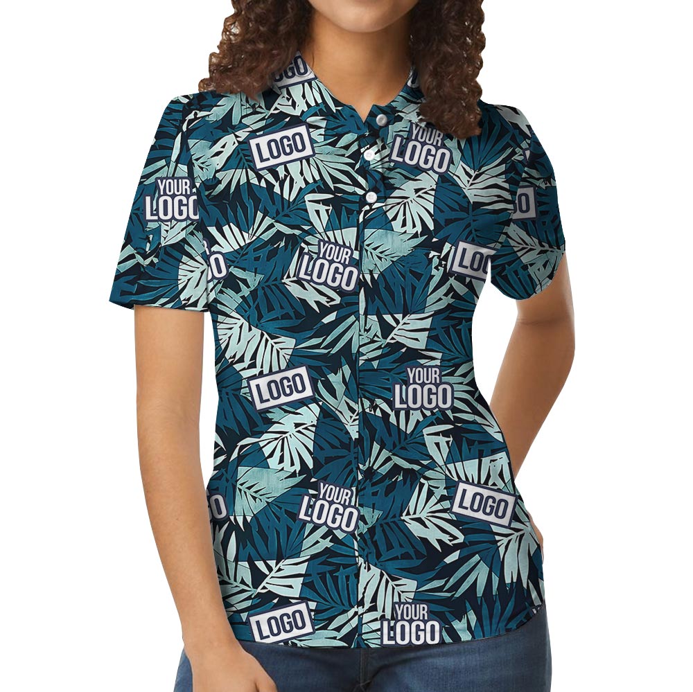 Custom Team Logo Tropical Polo For Men And Women