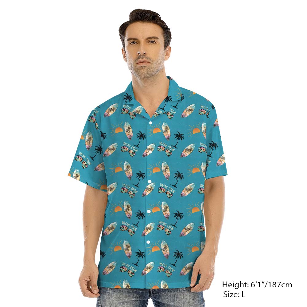 Vacation Crew Matching Family Hawaiian Outfits