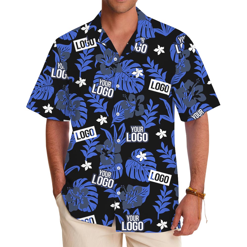 Bulk Order Logo Hawaiian Shirt With Preview No Minimum - variant image 1