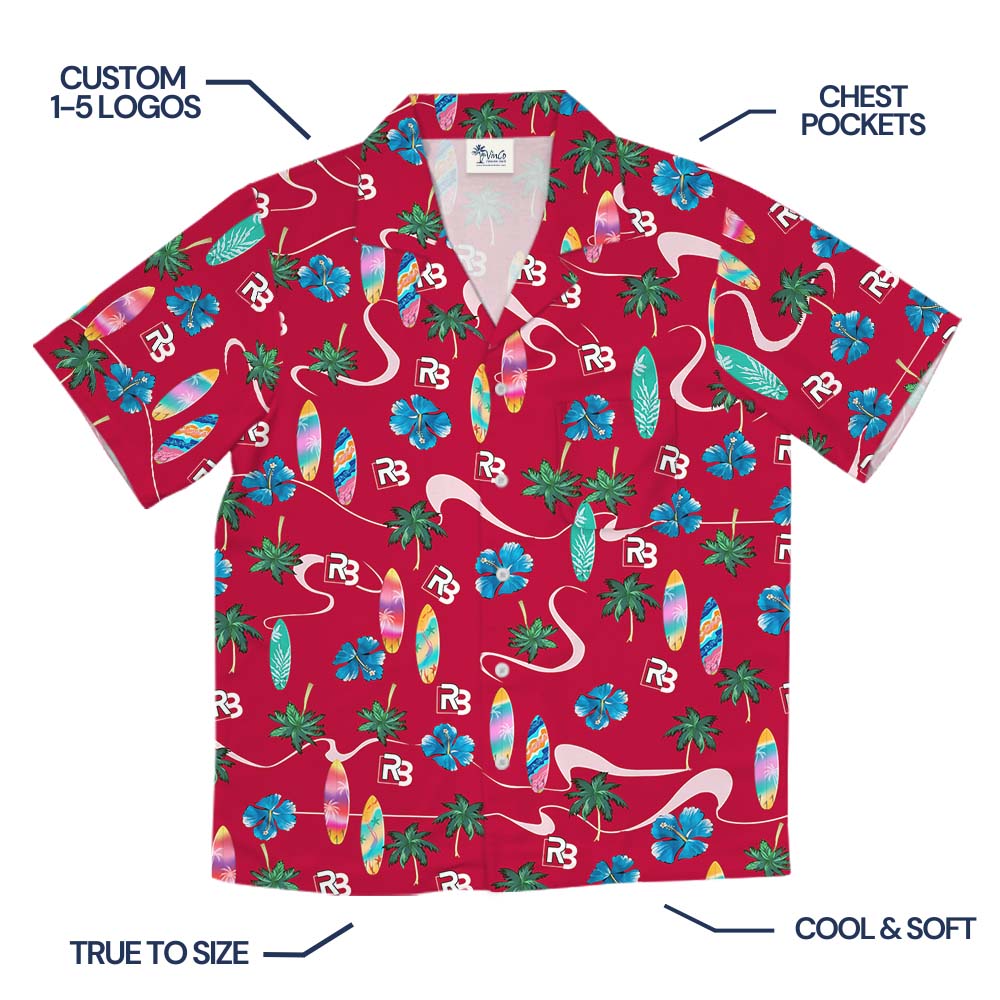 Beach Vibe Hawaiian Shirt With Logo Or Face On Them