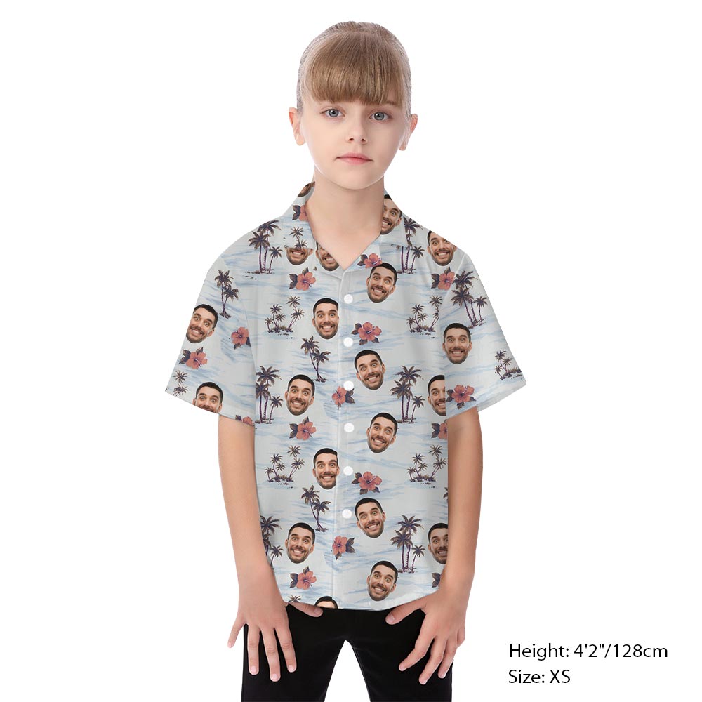 Custom Face Beach Theme Matching Aloha Outfits