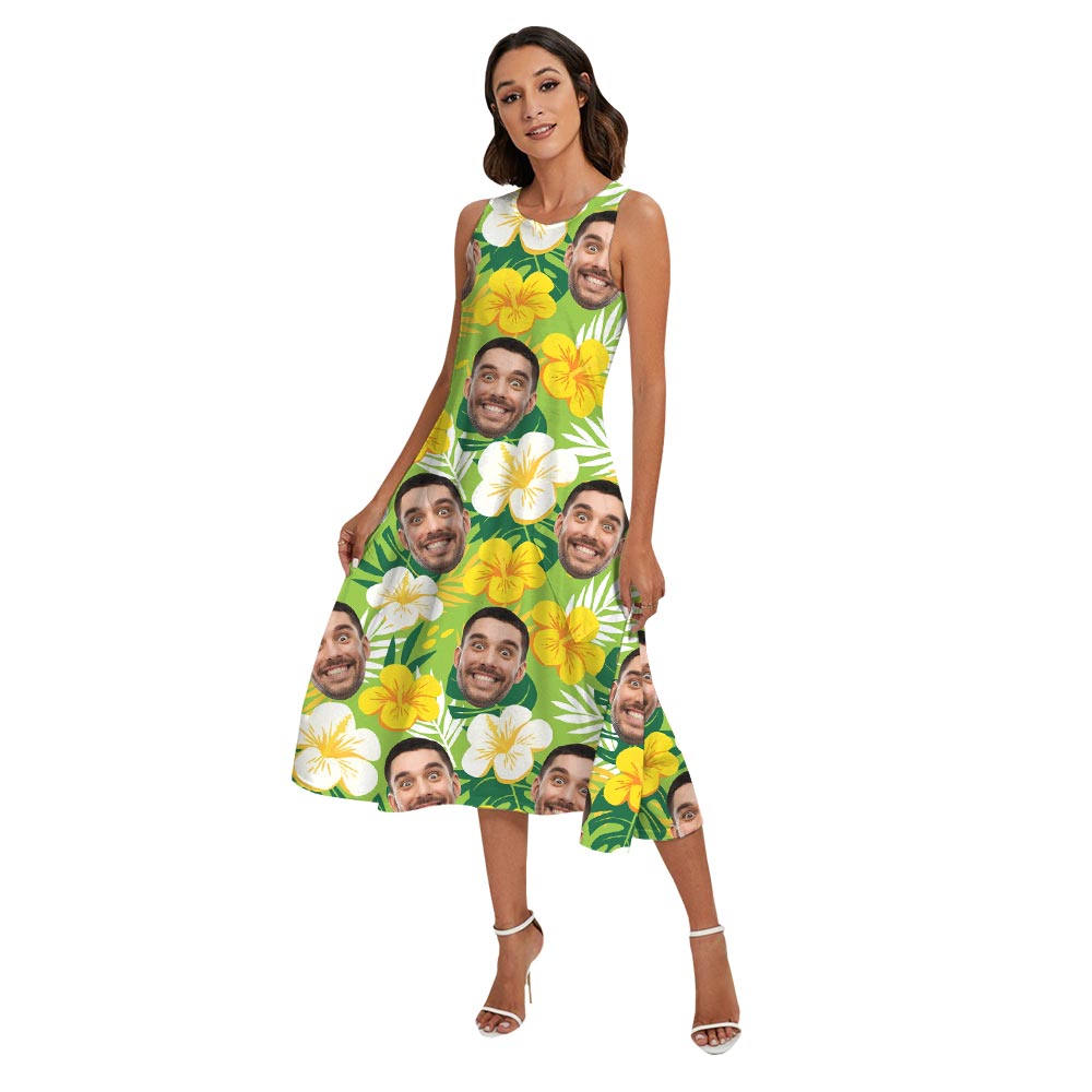 Funny Green Men And Women Matching Hawaiian Outfit