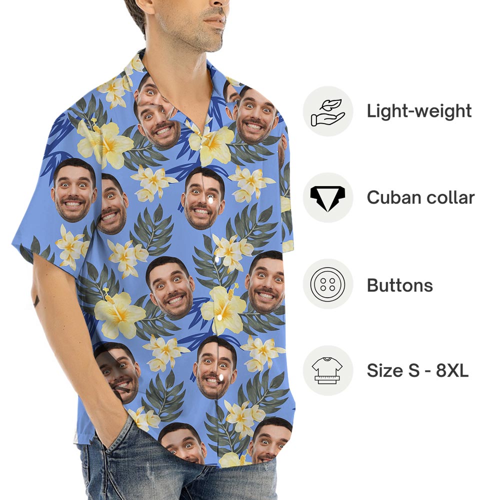 Custom Logo Corporate Tropical Shirt For Teams
