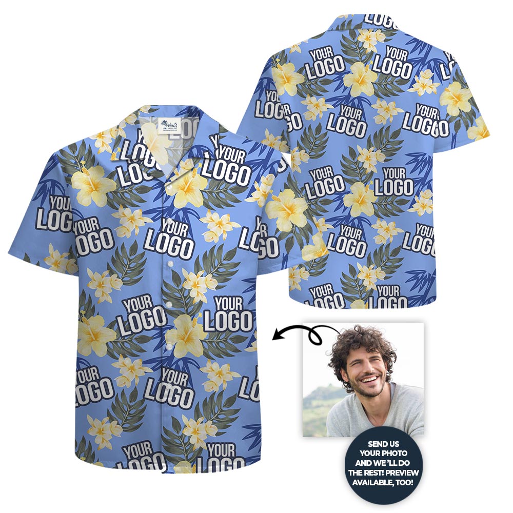 Custom Logo Corporate Tropical Shirt For Teams