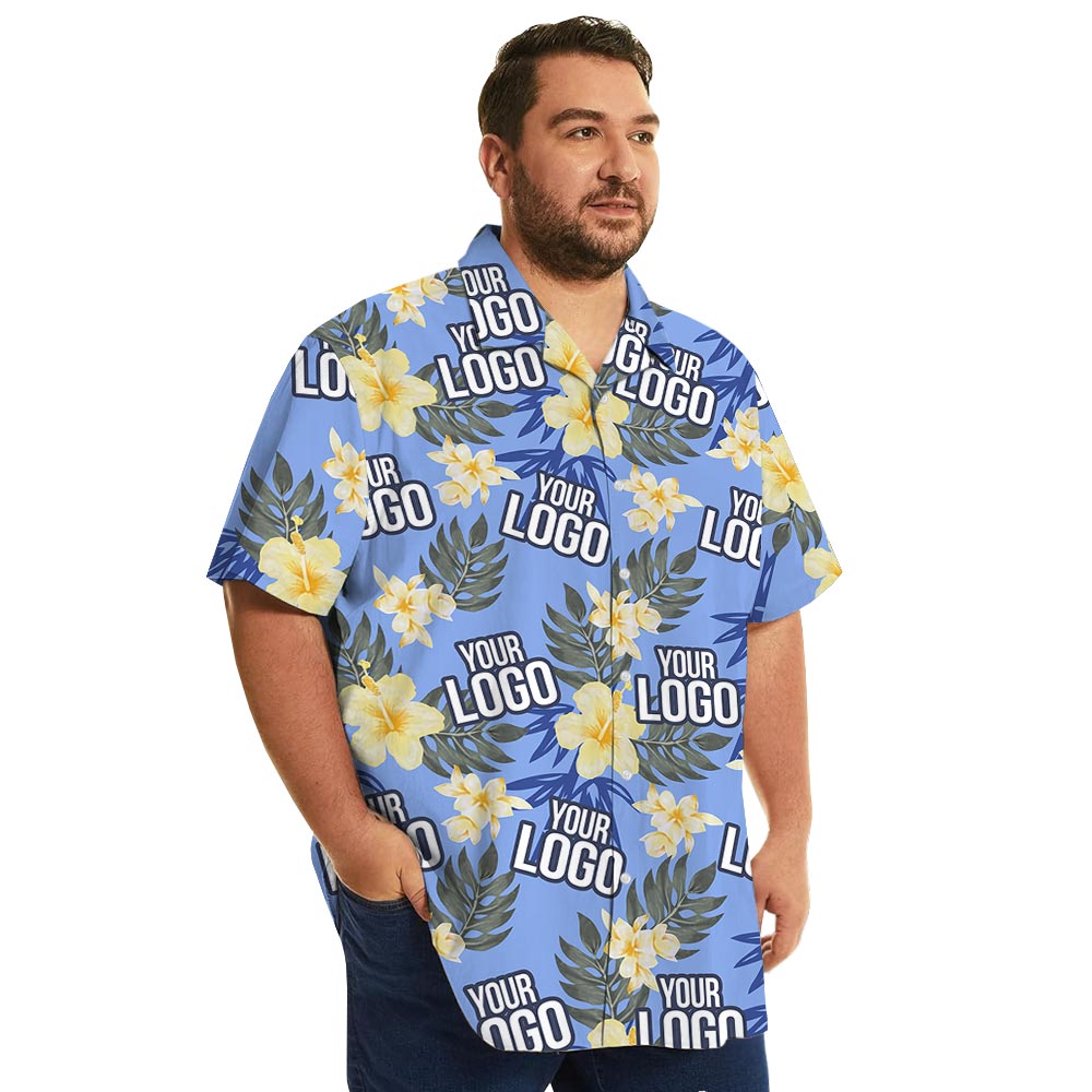 Custom Logo Corporate Tropical Shirt For Teams