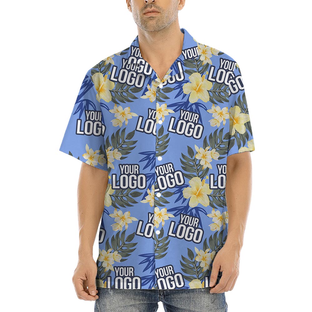 Custom Logo Corporate Tropical Shirt For Teams