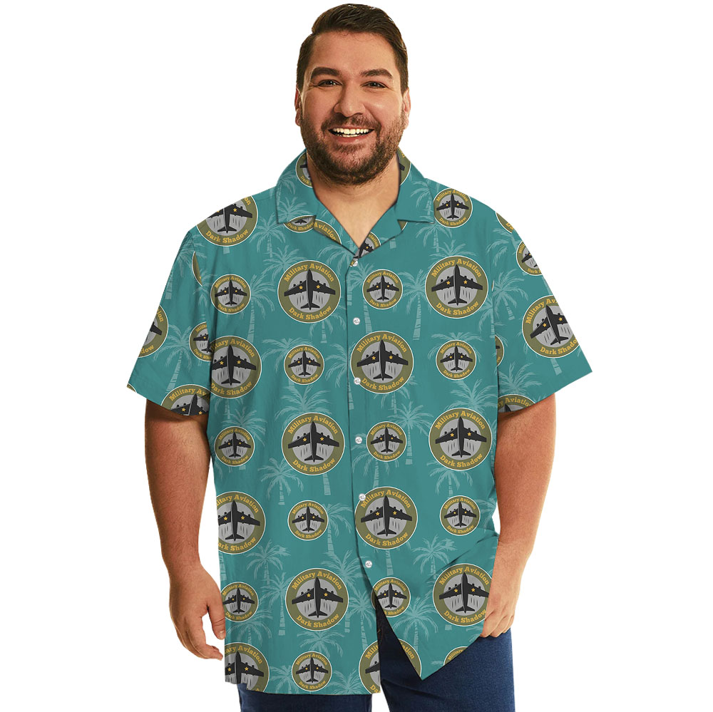 Custom Logo Military Hawaiian Shirt With Preview - variant image 1