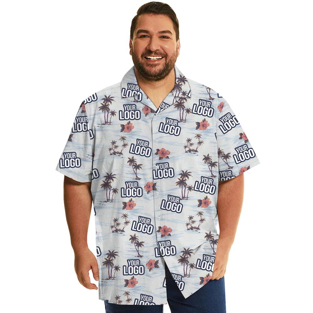 Beach Theme Bulk Hawaiian Shirts Custom Logo With Preview - variant image 1