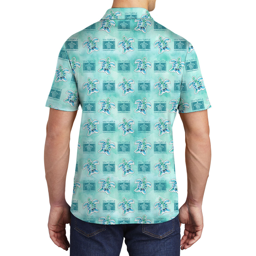 Custom Logo Sea Turtle Polo Shirt For Team Or Group