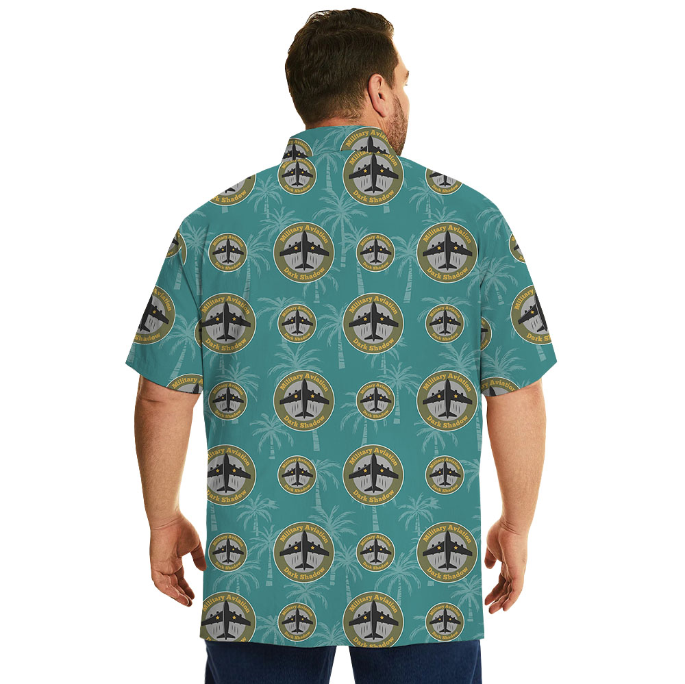 Custom Logo Military Hawaiian Shirt With Preview