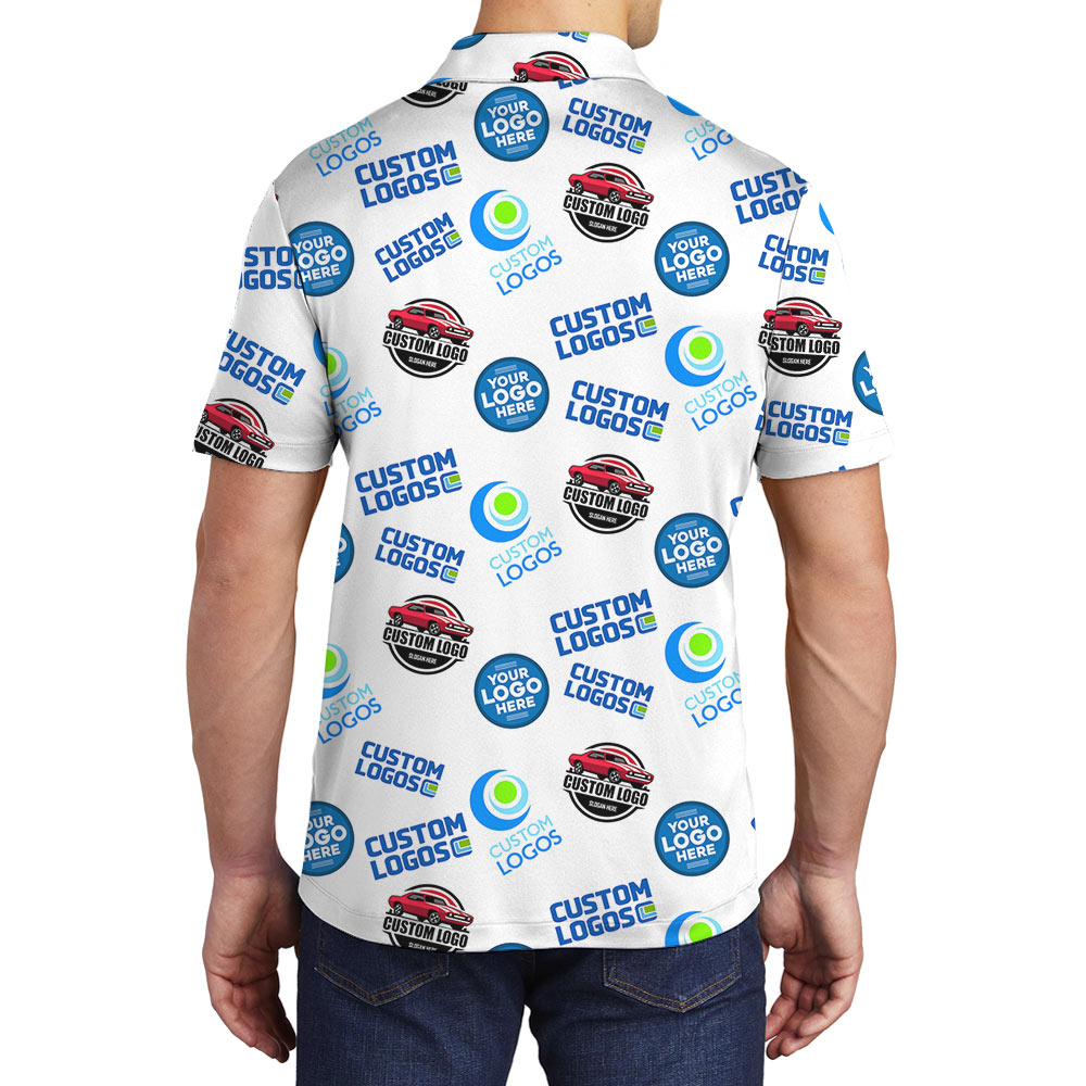Custom Polo Shirt With Multiple Logos