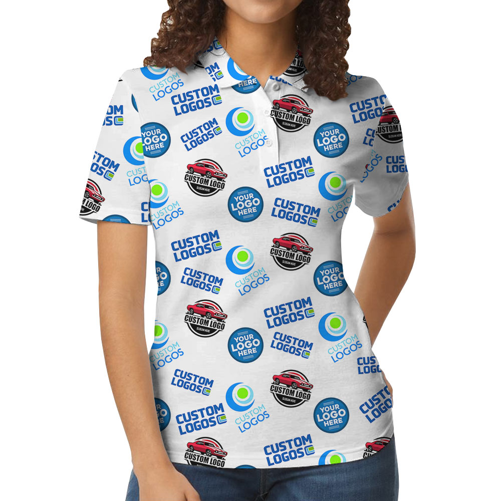 Custom Polo Shirt With Multiple Logos