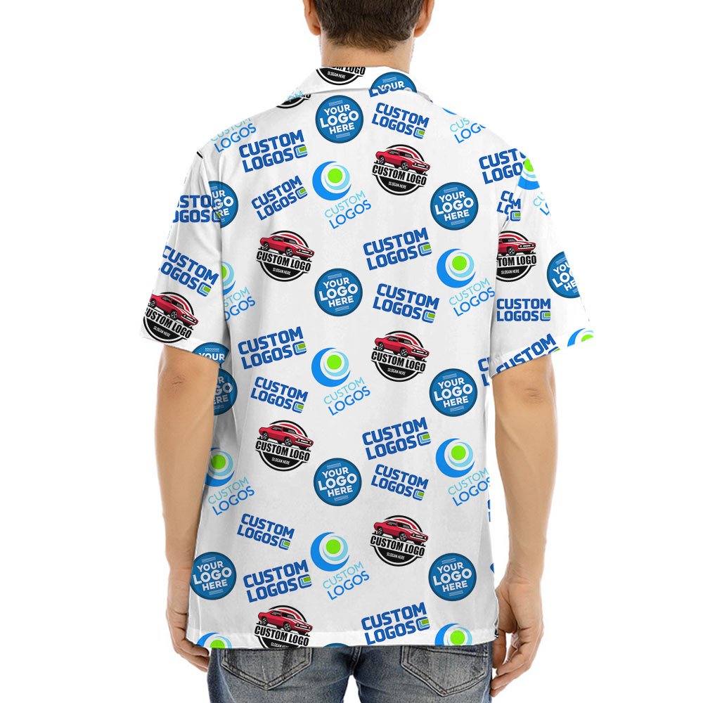 Custom Multiples Logo Hawaiian Shirt