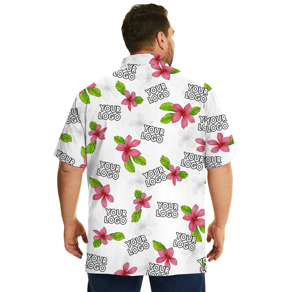 Bulk Custom Company Logo Hawaiian Shirt