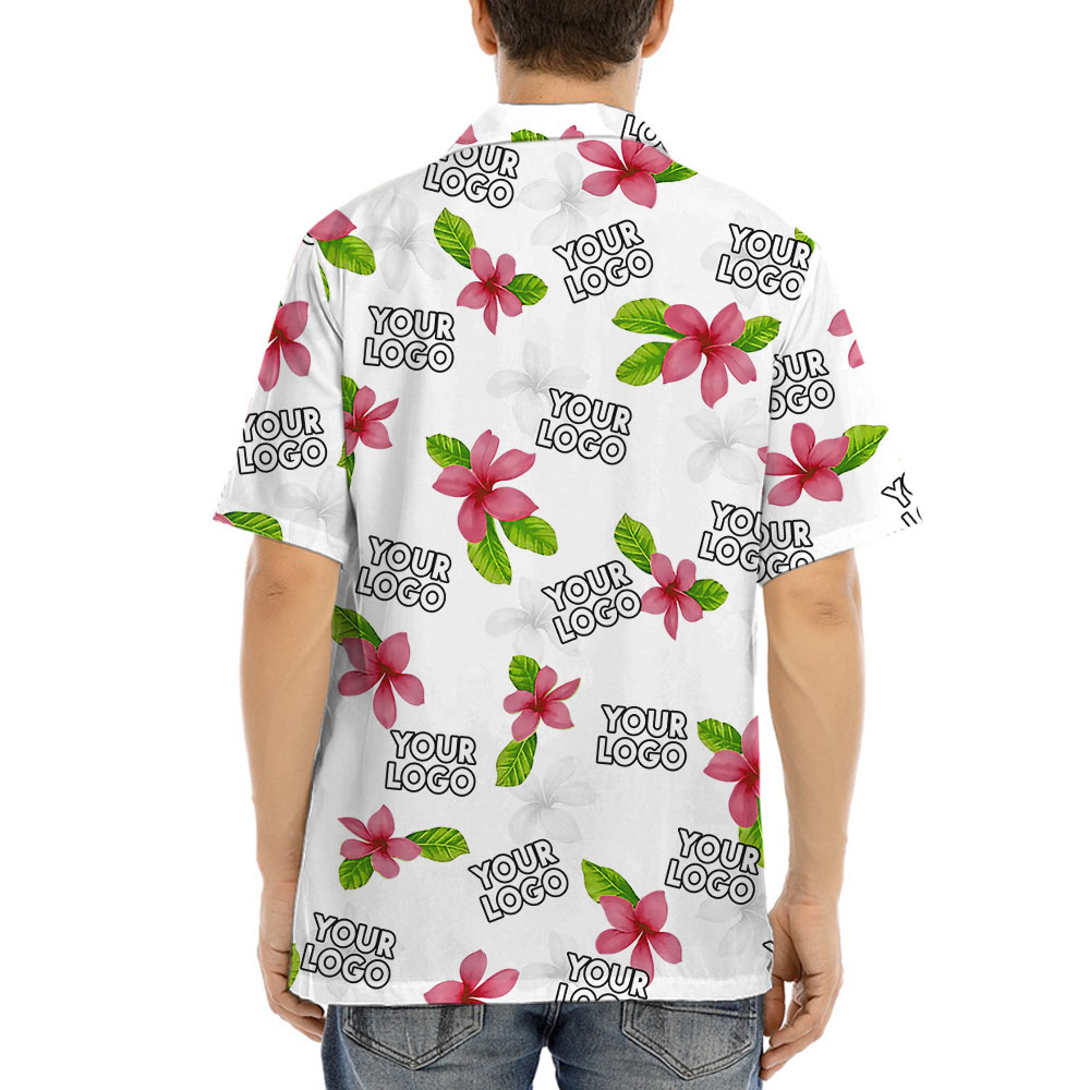Bulk Custom Company Logo Hawaiian Shirt