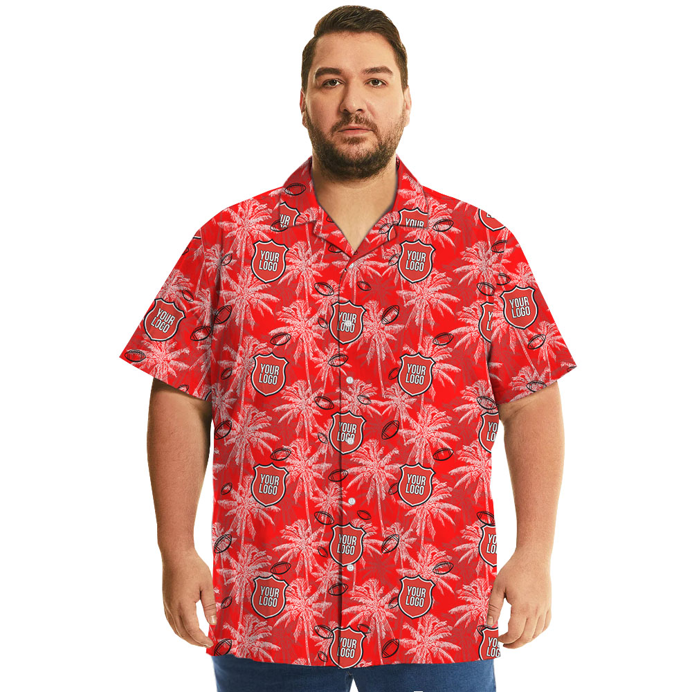 [Custom Color + Logo] Design Your American Football Hawaiian Shirt - variant image 1