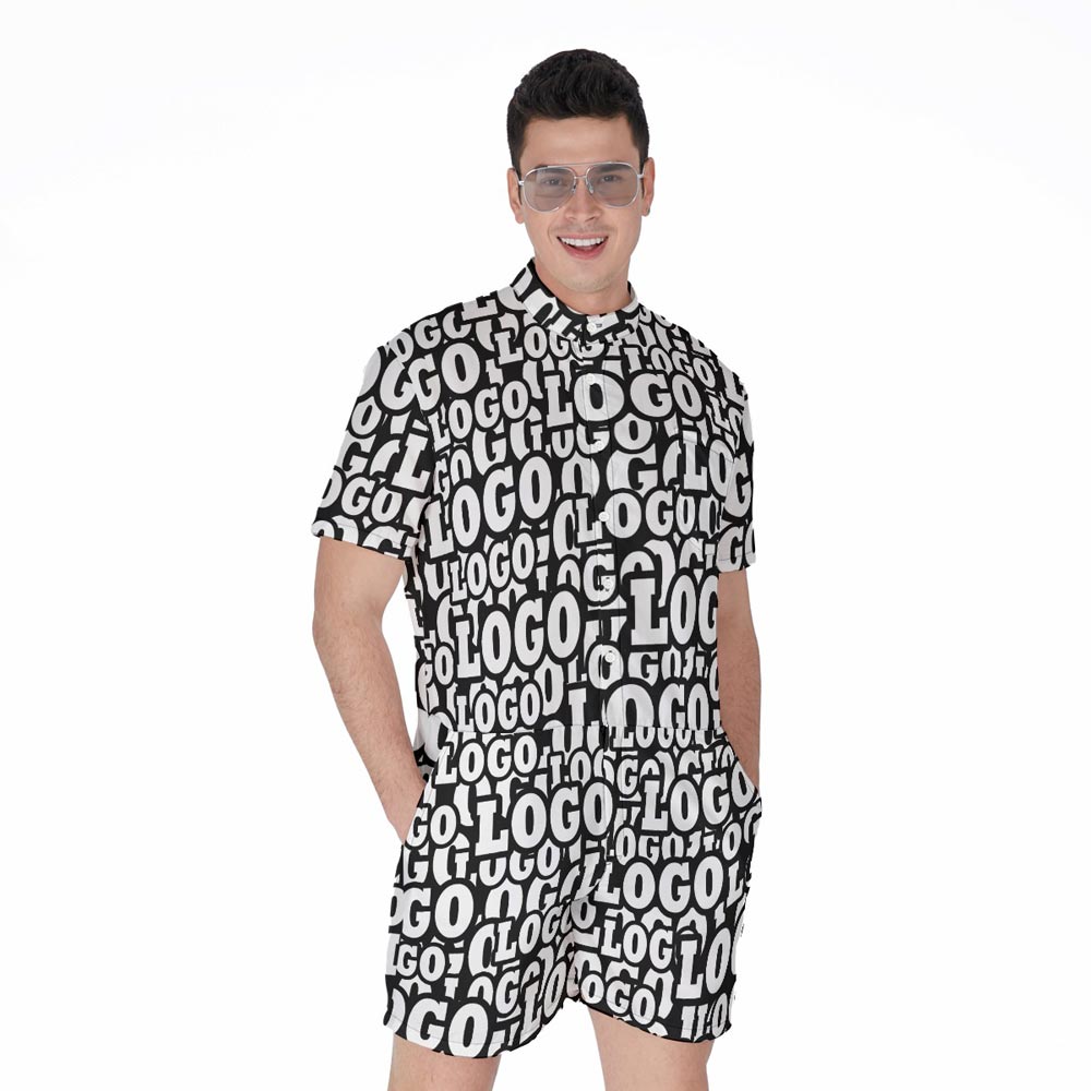 Men's Romper With Custom Company Logo - variant image 1