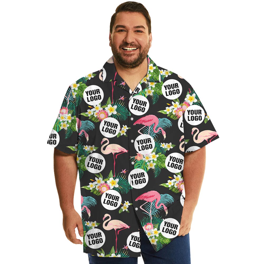 Customize Hawaiian Shirt With Company Logo Oversized - variant image 1