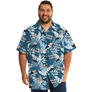 Funny Custom Logo Toucan Plus Size Hawaii Shirt