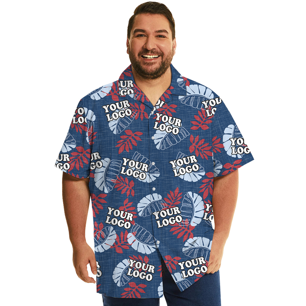 Custom Logo Hawaiian Shirt Plus Size - variant image 1