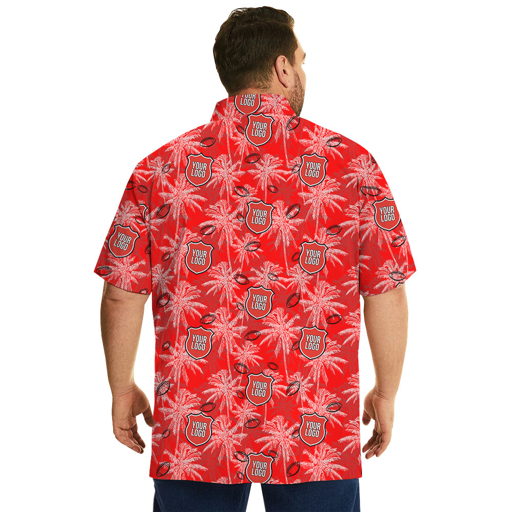 [Custom Color + Logo] Design Your American Football Hawaiian Shirt