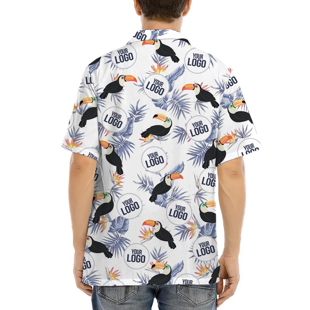 Unique Toucan Tropical Men's Shirt Custom Logo