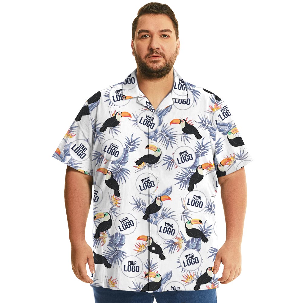 Unique Toucan Tropical Men's Shirt Custom Logo