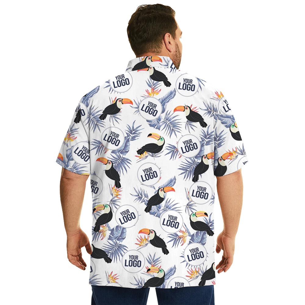 Unique Toucan Tropical Men's Shirt Custom Logo