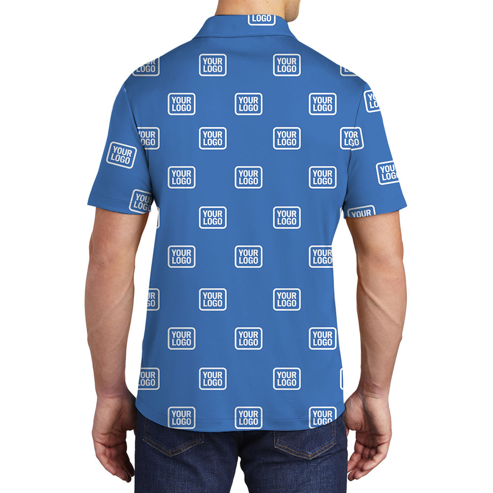 [9 Colors] Custom Logo Or Face On Polo Shirts With Preview