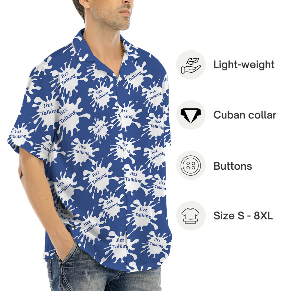 Jizz Talking Logo Hawaiian Shirt