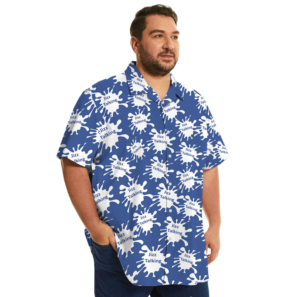 Jizz Talking Logo Hawaiian Shirt