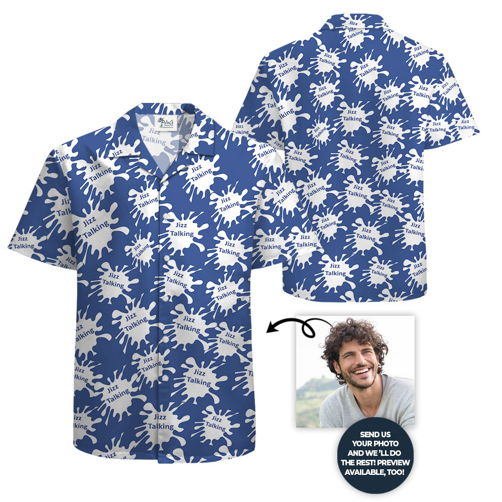 Jizz Talking Logo Hawaiian Shirt