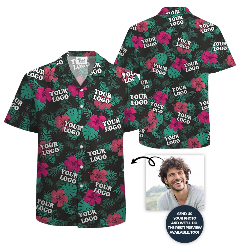 Hibiscus Tropical Plus Size Hawaii Shirt With Team Logo