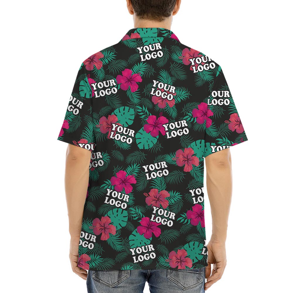 Hibiscus Tropical Plus Size Hawaii Shirt With Team Logo