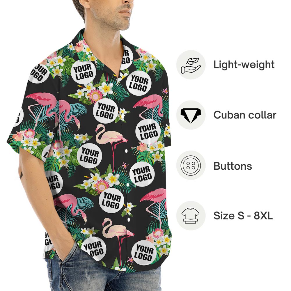 Customize Hawaiian Shirt With Company Logo Oversized