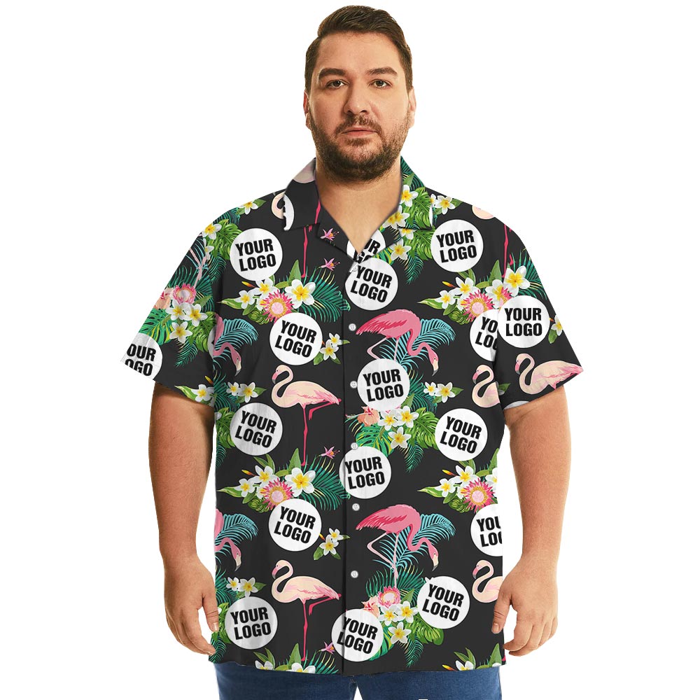Customize Hawaiian Shirt With Company Logo Oversized
