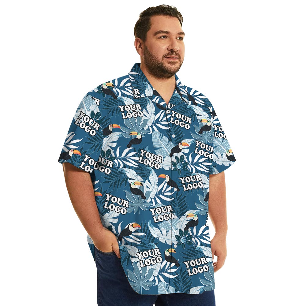 Funny Custom Logo Toucan Plus Size Hawaii Shirt