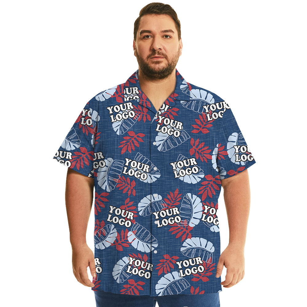 Custom Logo Hawaiian Shirt Plus Size