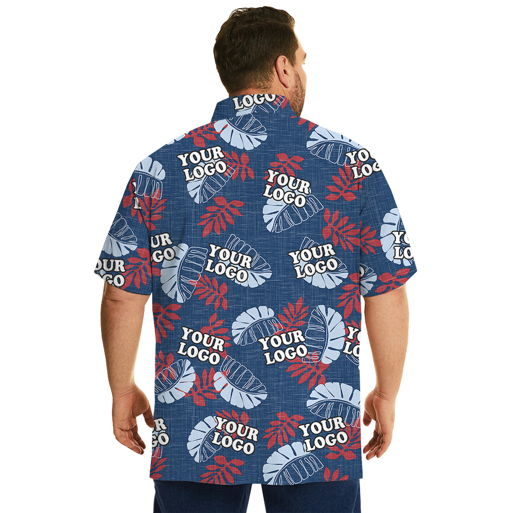 Custom Logo Hawaiian Shirt Plus Size