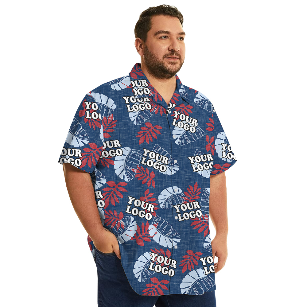 Custom Logo Hawaiian Shirt Plus Size